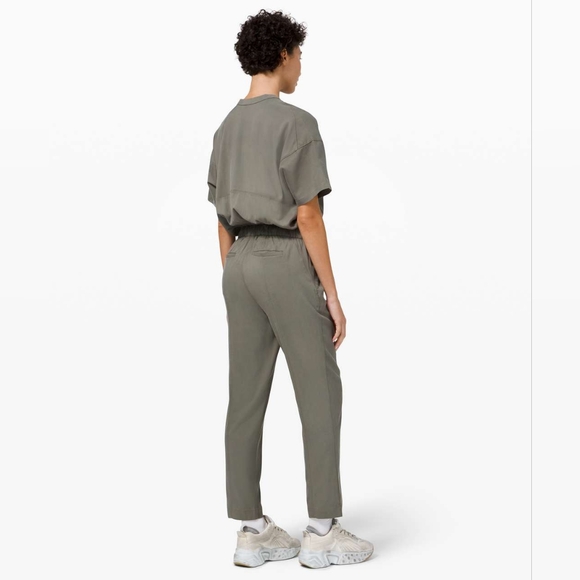 Lululemon Perfectly Poised Jumpsuit in Grey Sage - Picture 2 of 12